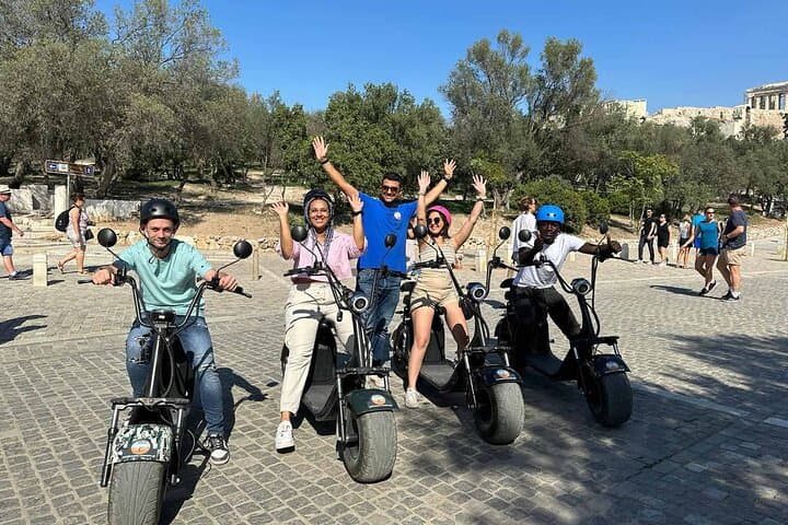 GoPro Adventure Tour in Acropolis area by E-Scooter