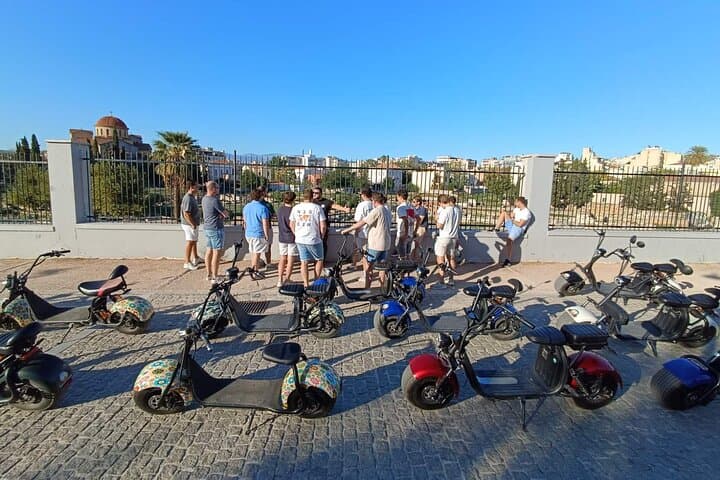 GoPro Adventure Tour in Acropolis area by E-Scooter