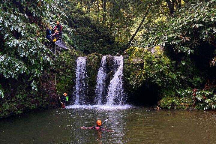 Canyoning Experience in Ribeira dos Caldeirões Sao Miguel -Azores