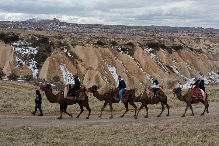 Cappadocia Camel Riding Tour Sunrise, Daytime or Sunset