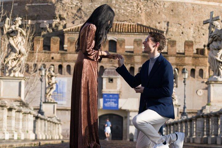 Marriage proposal in Rome