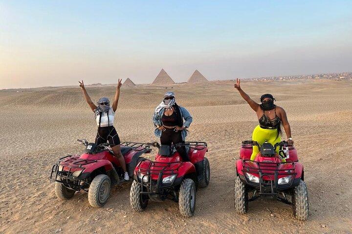 Giza pyramids,Sphinx, ATV bike,Camel,Dinner cruise& shopping tour