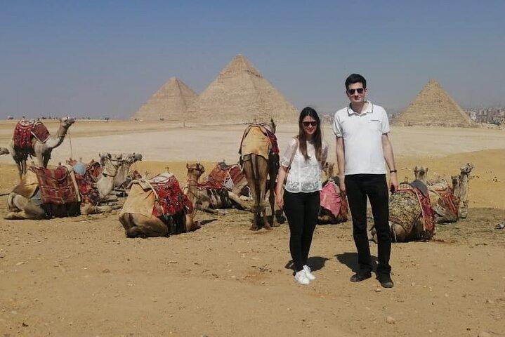 8-Private hours tour Giza Pyramids & Egyptian Museum with Private Vehicle