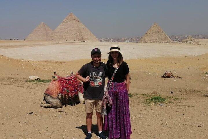 8-Private Hours Giza pyramids ,Egyptian museum ,lunch and Camel Ride