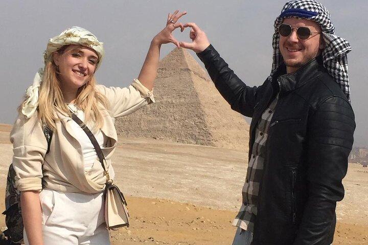 4-hours Giza Pyramids , sphinx Private Tour with Felucca Ride