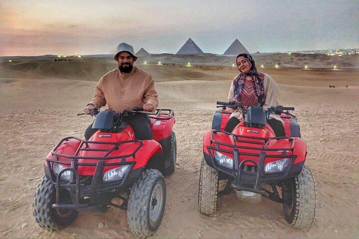 4-Hours private Tour Giza Pyramids, Sphinx, Lunch,One Hour ATV bike & camel ride