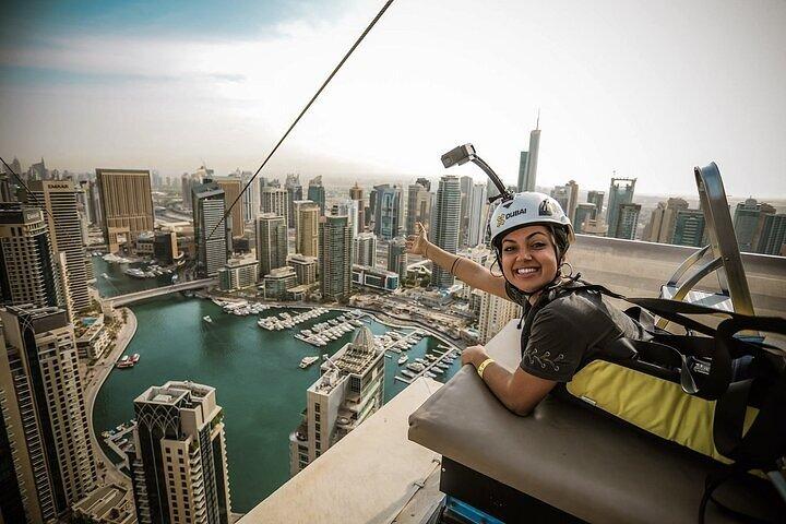 XLine Solo Urban Zipline in Dubai Marina