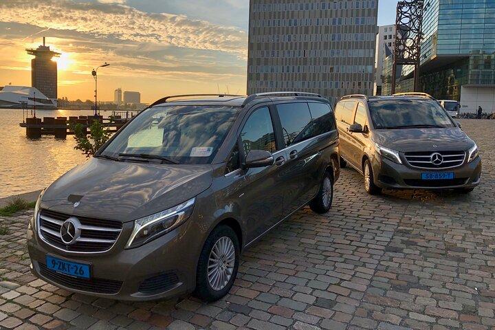 Private departure transfer from Amsterdam to Schiphol Airport (AMS)