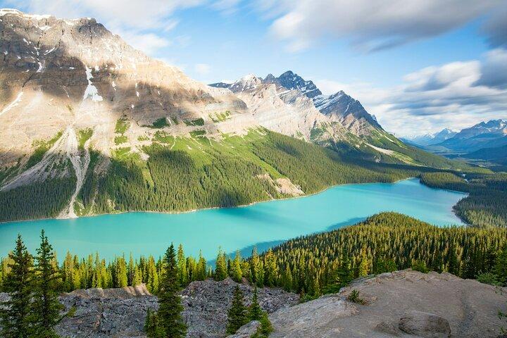 Columbia icefield, Parkway 93, Bow Lake, Peyto Lake Tour