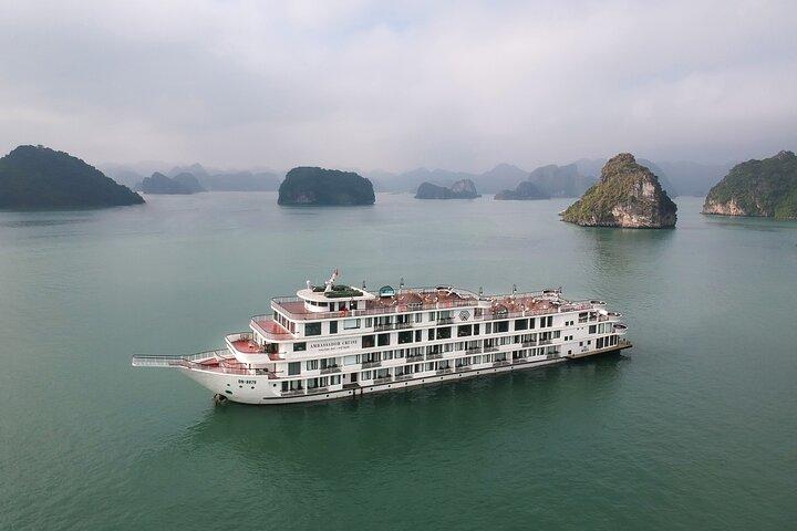 Luxury 3 Days 2 Nights Ambassador Cruise Halong Bay from Hanoi