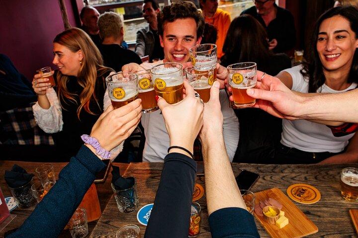 Amsterdam Guided Craft Beer Tasting with Cheese & Sausauge