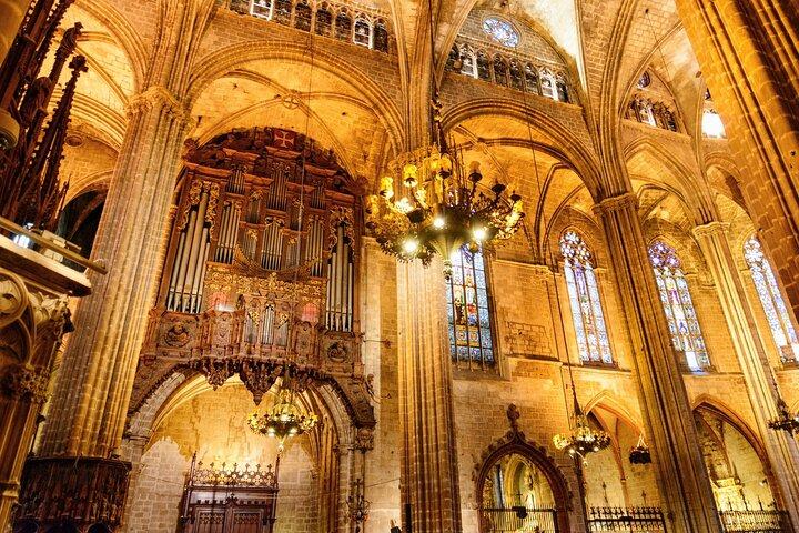 Barcelona Cathedral: Ticket, Guided Tour, Terrace + VR Experience