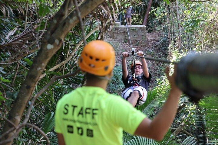 Canopy EcoPark Adventure with transportation from Puerto Vallarta