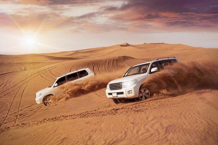 Private Red Dune Desert Safari Camel Ride Premium BBQ Dinner