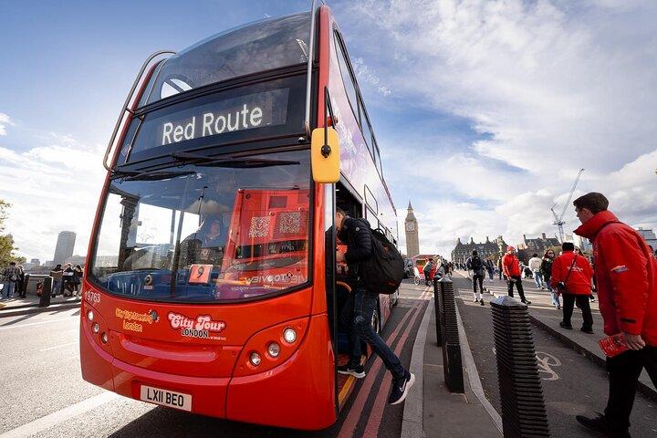 London Tour Hop-on Hop-off Bus with Optional Thames River cruise