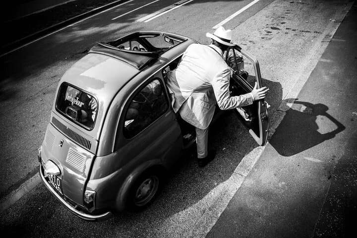 3 hour Vintage Fiat 500 Big Central City Tour in Milan