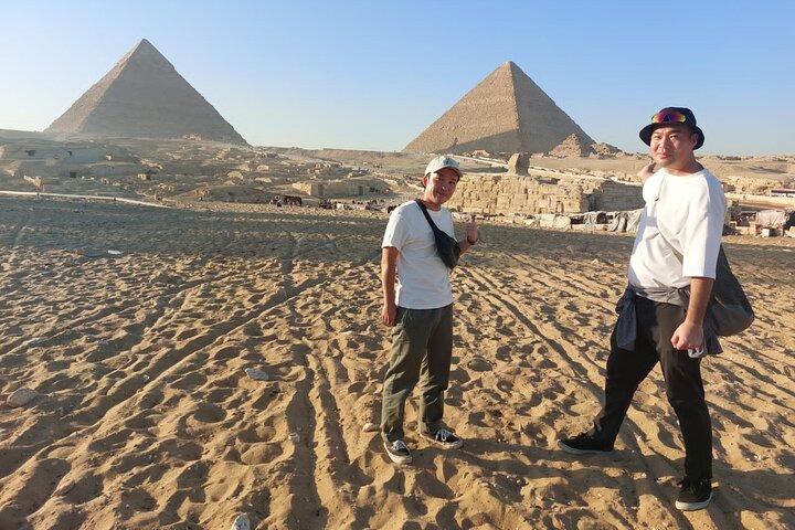 4 Hours Private Giza Pyramids , Sphinx , Camel ride & lunch
