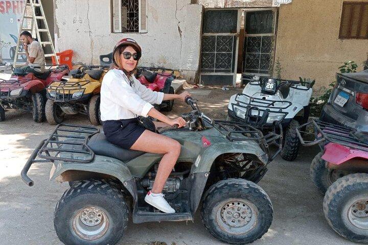 Quad Bike Around Giza Pyramids Sahara from Cairo Giza Hotel