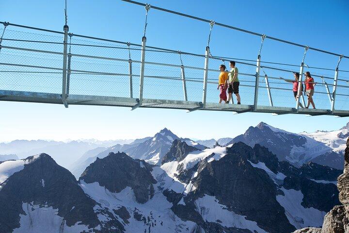 Mount Titlis Cable Car with Ice Flyer and Lucerne from Zurich