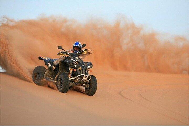 Sunset Desert Safari Dubai with Camel Ride and Sandboarding