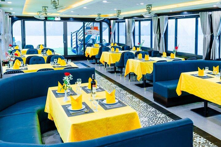 VIP Ha Long Bay 6 hour FUJI cruise with latest luxury cruise ship + limousine + highway + dinner for Japanese only