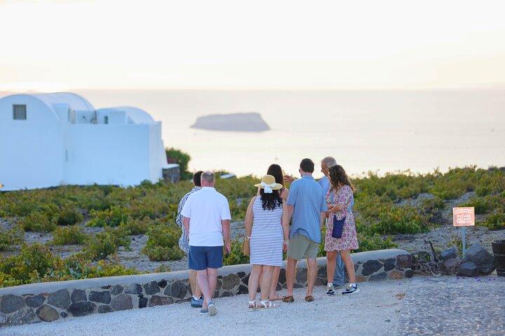 Santorini Premium Wine Tour Taste Dine and Sunset Magic
