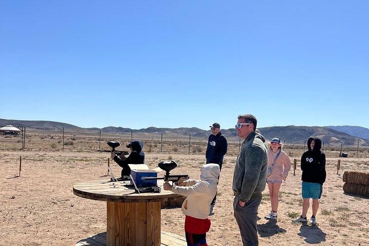 Paintball Target Shooting Experience in Joshua Tree