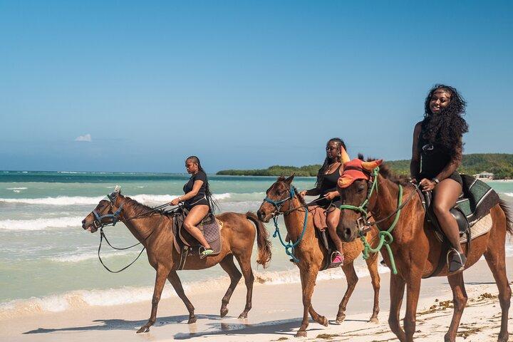 Dunn's River Falls, ATV, Horseback Ride and Bamboo Rafting Tour