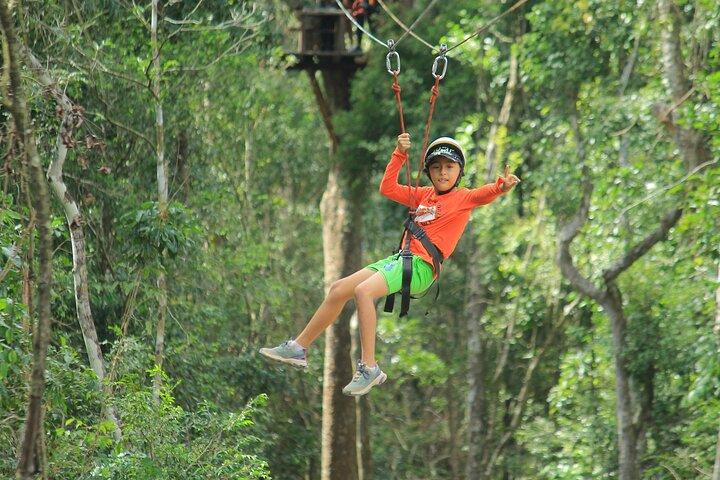 ATV's and Off Road Vehicles with Ziplines and Cenotes