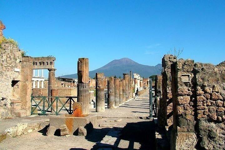 Pompeii-Vesuvius Combined Tour with Lunch and Wine Tasting