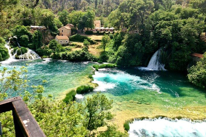 Krka waterfalls national park private luxury tour