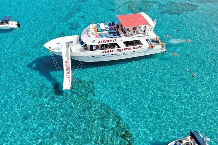 Blue lagoon latchi Glass Bottom & big slide+drinks