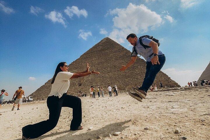 Private Tour Giza Pyramids, Sakkara, Memphis, Lunch & Camel Rides