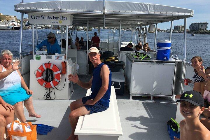 Destin Crab Island Tour in Catamaran