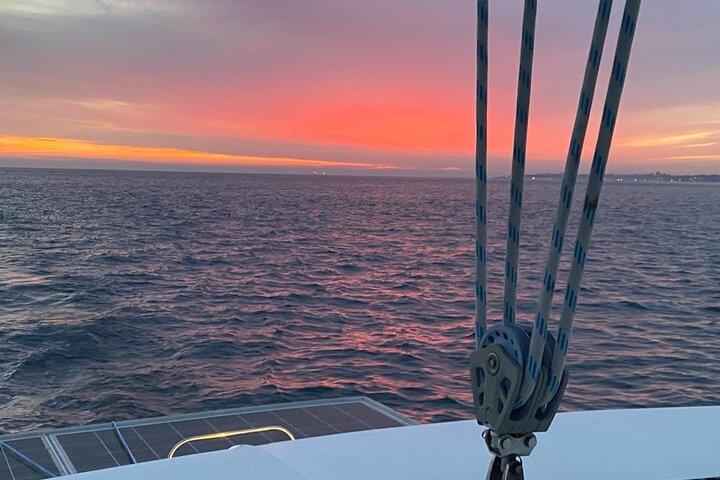 Lisbon: Sunset Cruise With Drinks on Spacious Yacht
