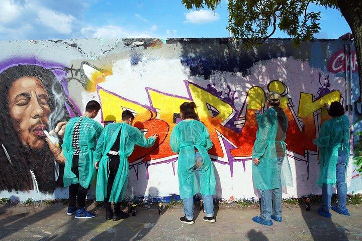 Graffiti Workshop Berlin with professional graffiti artists