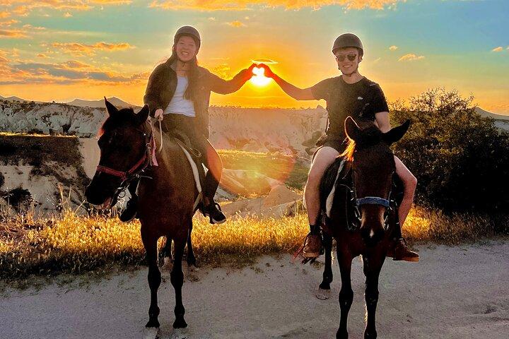 Adventure in Cappadocia Horse Riding Sunset ,Daytime