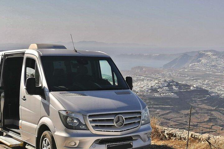 Airport, Port and Hotel Private Transfer in Santorini