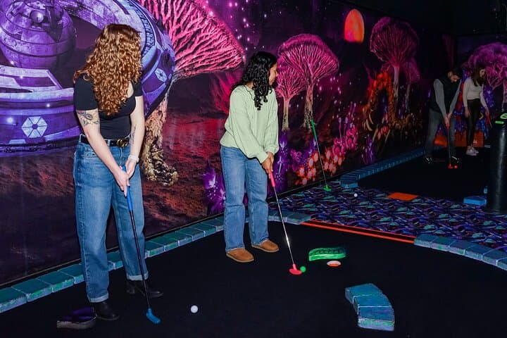 American Dream Black Light Indoor Mini Golf Ticket