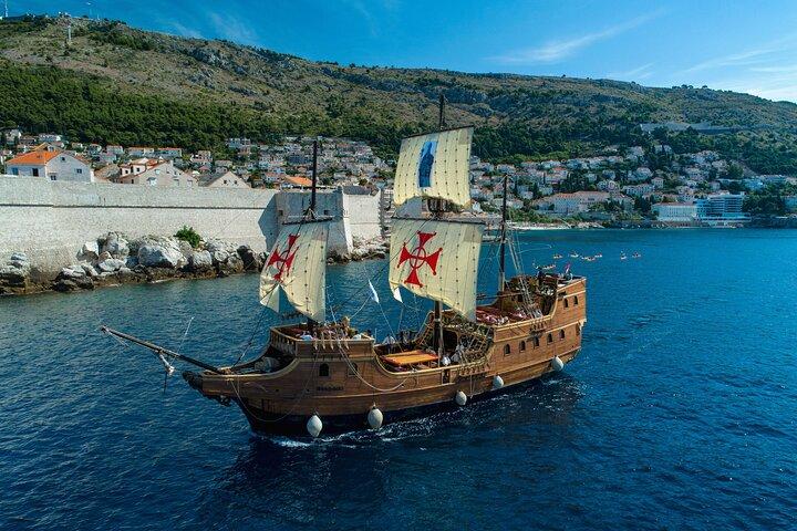 Sunset Panorama Cruise on a Wooden Galleon in Dubrovnik