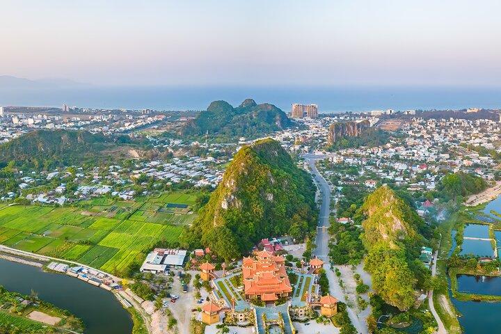 Tranfer From Hoi An to Hue visit Marble Mountains, Hai Van Pass