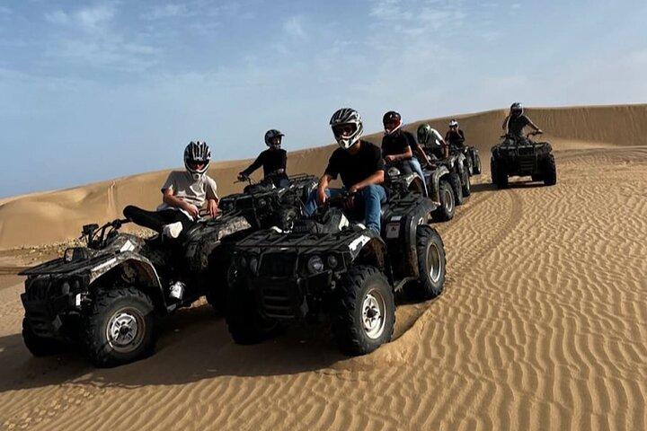 Agadir ATV Quad Bike & Sandboarding: Beach, Dunes & Local Snacks