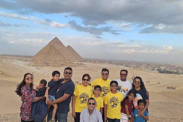 Private Giza Pyramids Sphinx Memphis Saqqara Lunch and Camel