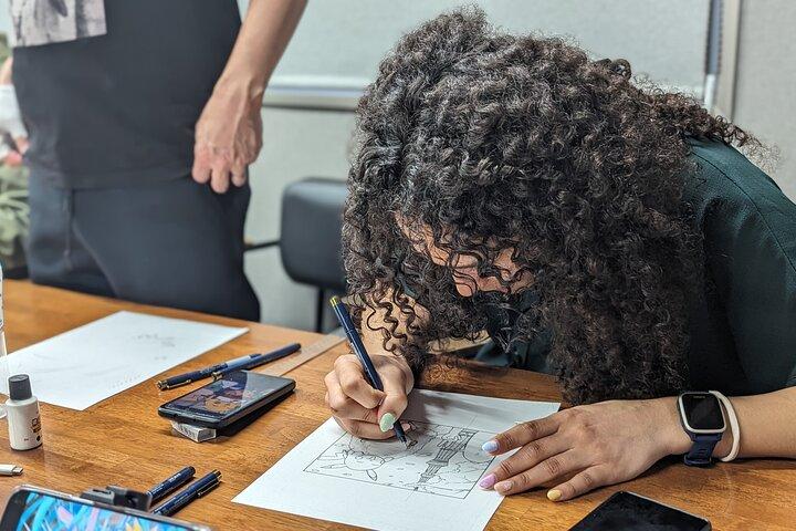 Tokyo Manga Drawing Workshop Guided by Active Pro Manga Artist
