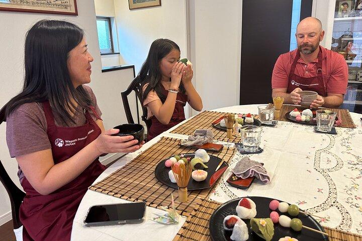 Mochi and Nerikiri Wagashi Combination Cooking Class