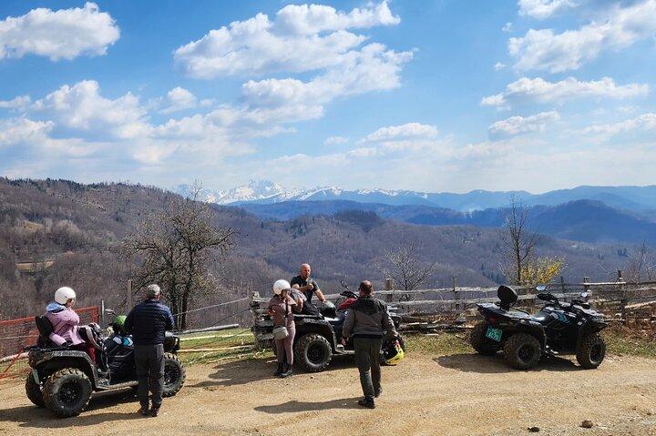 Fantastic ATV Quad Adventure in mountain of Kolašin