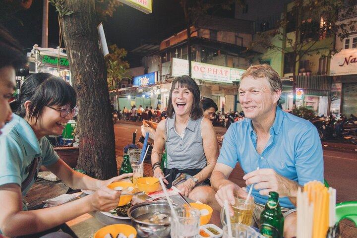 Night Food Tour in Saigon By Scooter