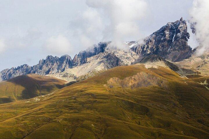 Causacus mountains at Majestic SVANETI and MESTIA from Kutaisi