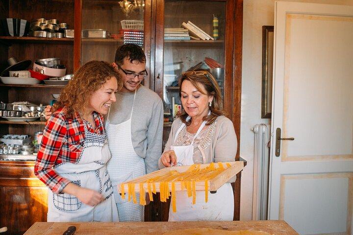 Pasta and Tiramisu at Local's Home in Sanremo