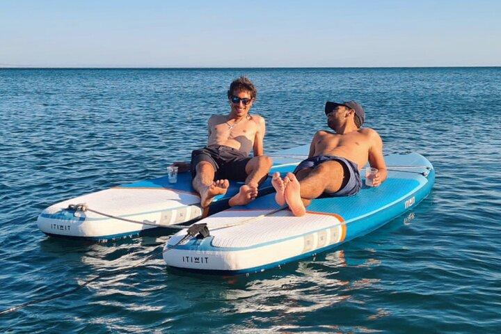 4 Hours Private Tour with Dives in Catamaran in Lisbon